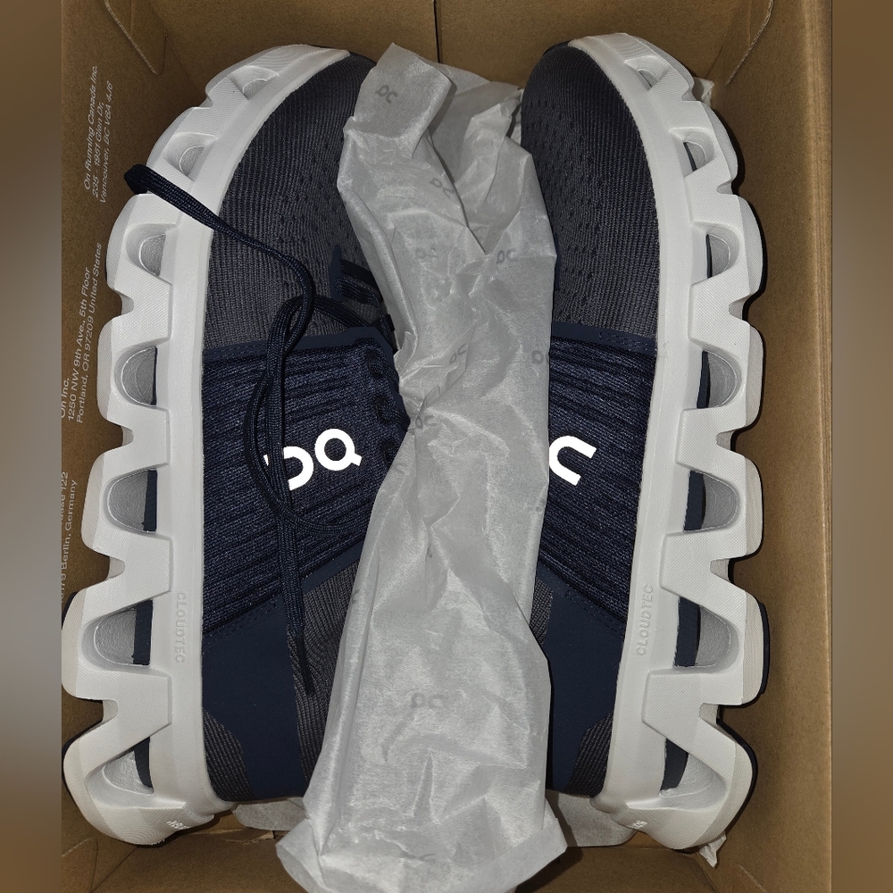 On Cloudswift 4 Running Shoes Men's US Size 10.5 Navy/Gray (NIB) - Picture 7 of 9